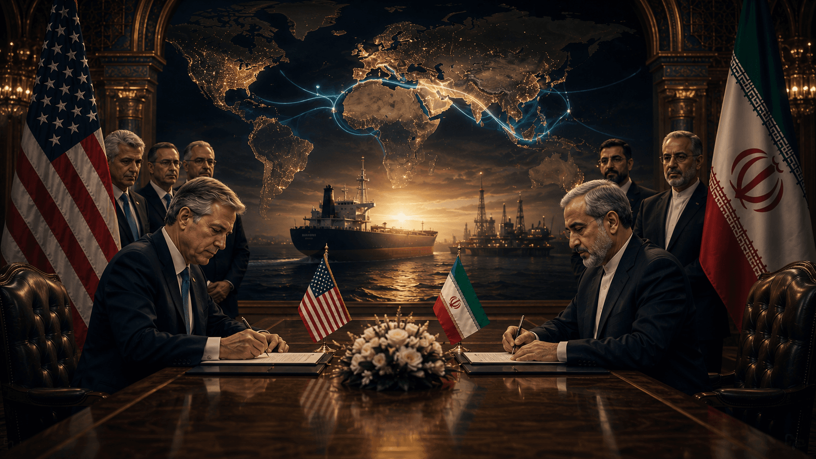 International diplomacy in action