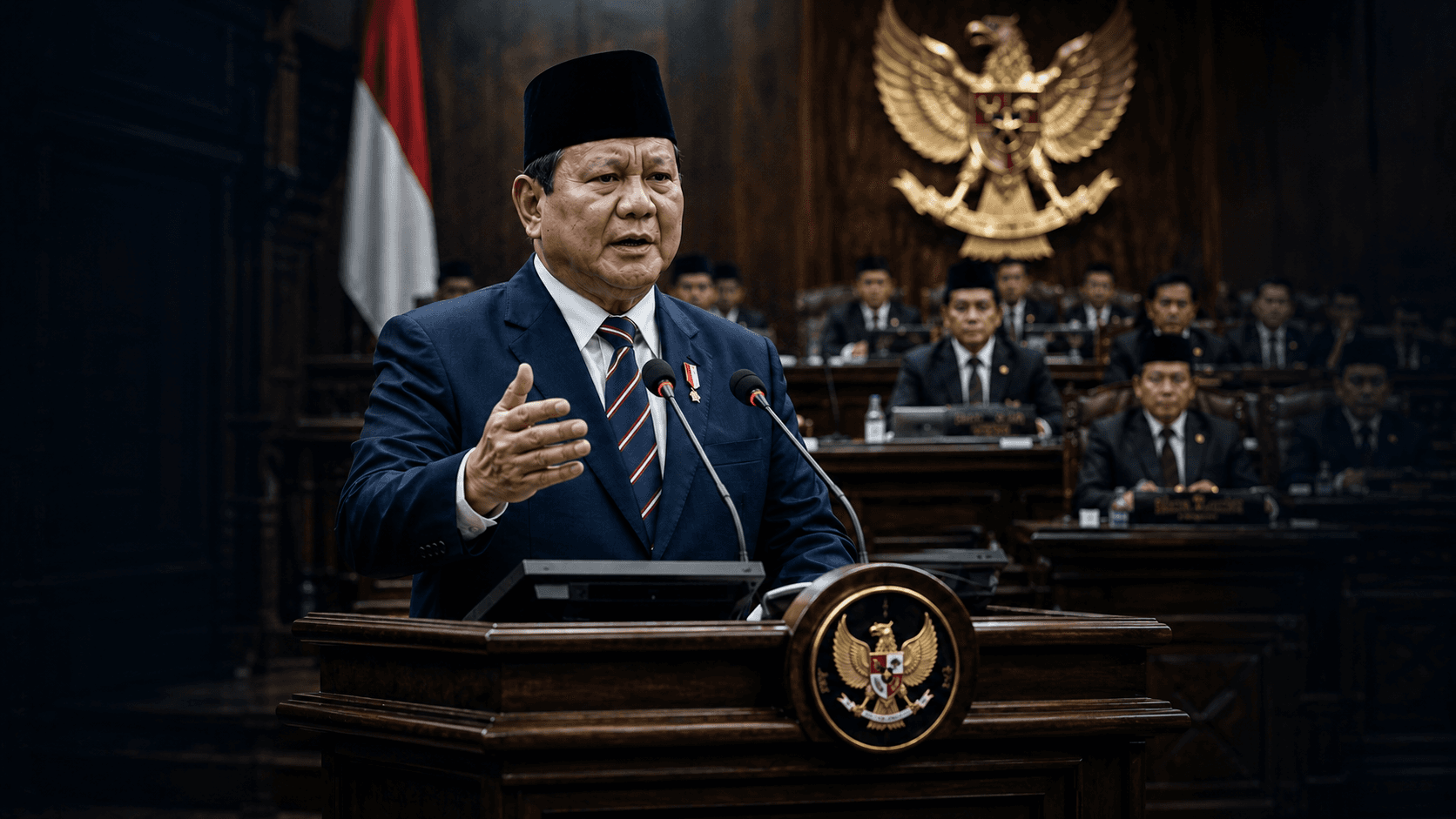 Presiden Prabowo di DPR